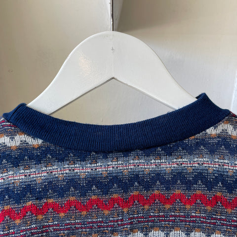 70’s Pop Top Knit Long Sleeve - Medium