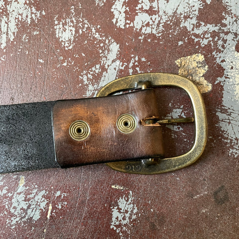 60’s Tooled Belt - Size 32"
