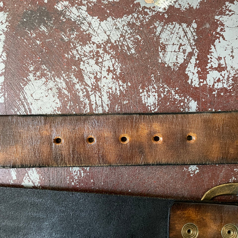 60’s Tooled Belt - Size 32"