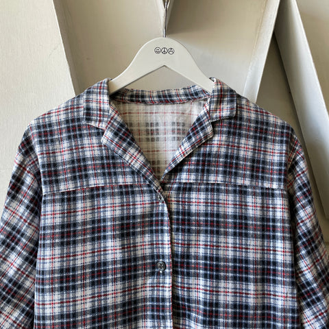 60’s Soft Flannel PJ Top - Medium