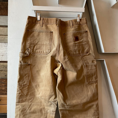 90’s Thrashed Carhartt Dungarees - 32” x 33”