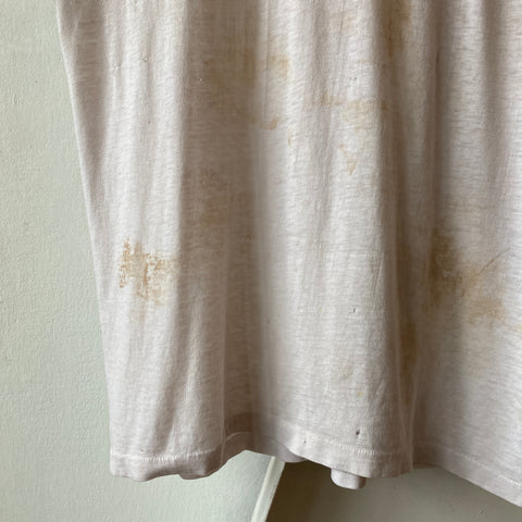 70's Dirty Fade Blank Tee - Small