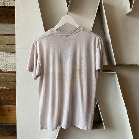 70's Dirty Fade Blank Tee - Small