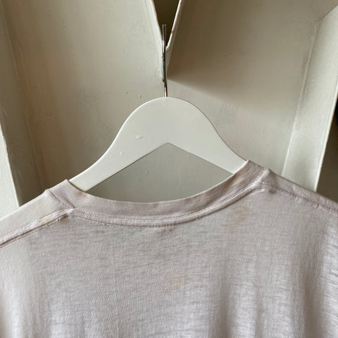 70's Dirty Fade Blank Tee - Small