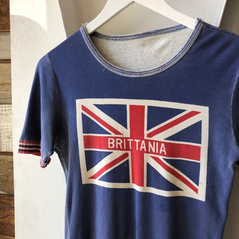 80's Brittania jeans Shirt - Medium