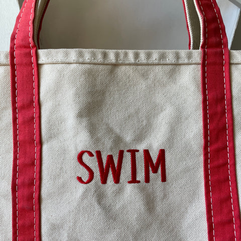 80’s L.L. Bean Faded Red Boat N Tote - Large