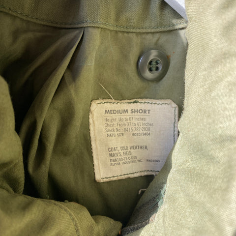 70’s Military Field Jacket - Medium