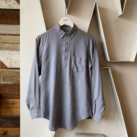 60’s Rayon Zip Shirt - Medium