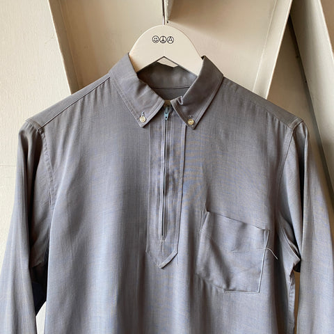60’s Rayon Zip Shirt - Medium