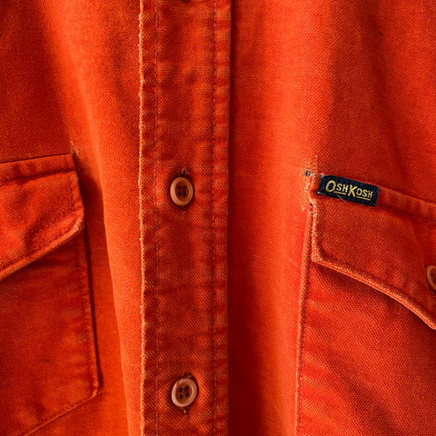 70’s Thrashed OshKosh Button Up - Large