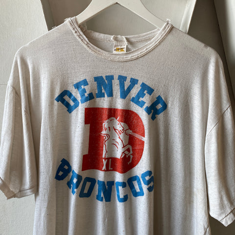 70’s Thrashed Denver Broncos Tee - XL