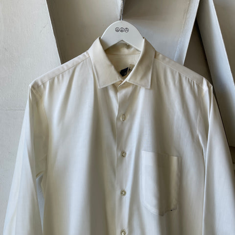60’s Arrow White Button Up - Large