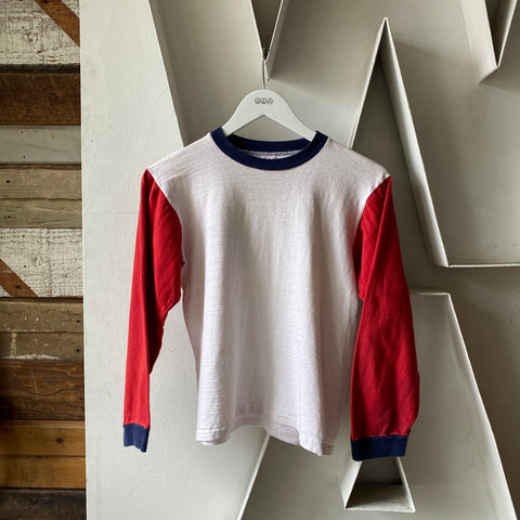 60's Tri-Color Long Sleeve - Small