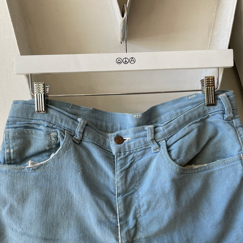 70’s Big E Levi’s Thrashed Blue Cutoffs - 30” x 10.5”