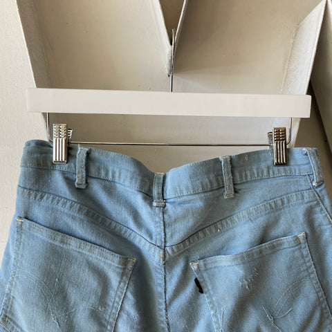 70’s Big E Levi’s Thrashed Blue Cutoffs - 30” x 10.5”