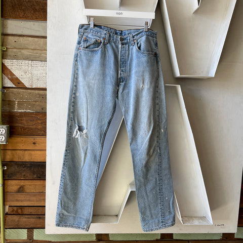 90’s Thrashed Levi’s 501 - 32” x 30”