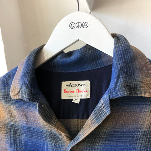 60's Arrow Hunter Checks Rayon 'ish' - Small/Medium