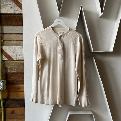 60's Mil-Spec Wool Henley - Medium