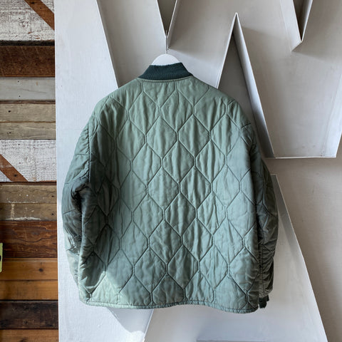70's Quilted jacket - Large
