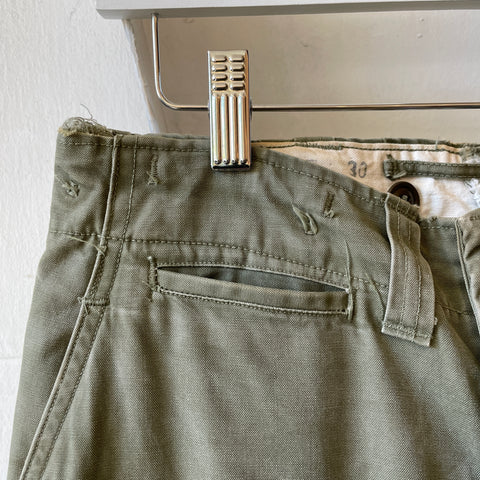 WW2 M-43 Cotton OD Field Trousers - 27”-29” x 33”