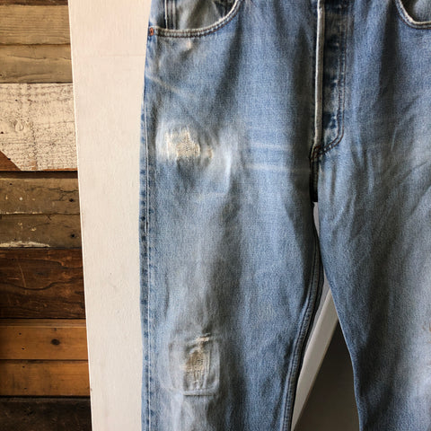 80's Repaired Levi’s 501 - 33” x 34”