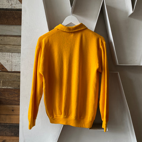 60's Yellow 1/4 Zip - Large