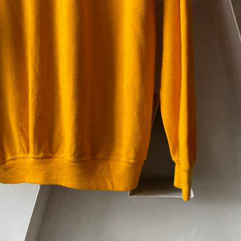 60's Yellow 1/4 Zip - Large