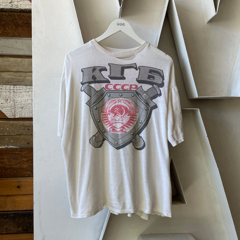 80’s Boxy KGB Tee - Large