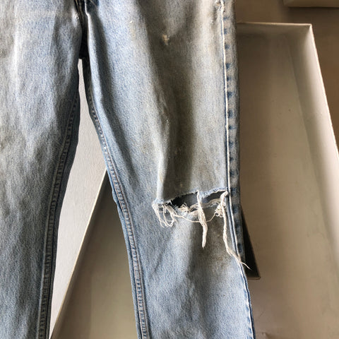90's Thrashed Levis 517 Boot Cut  - 30” x 30”