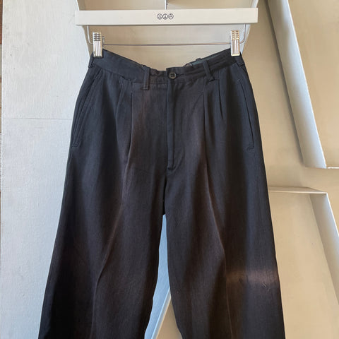 40’s Faded Pleated Trousers - 23” x 27.5”