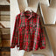 60’s All Cotton Plaid Flannel - Large
