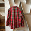 60’s All Cotton Plaid Flannel - Large