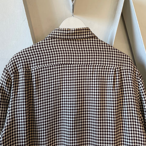 50’s Houndstooth Gabardine Ricky Jacket - Large
