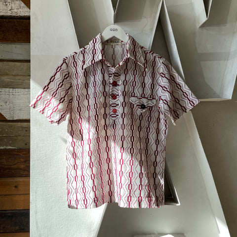 70’s D’Avila Patterned Button Up - Medium