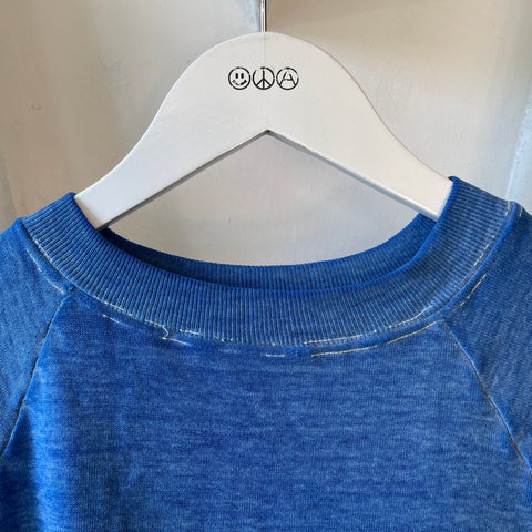 70’s Faded Short Sleeve Sweatshirt - Small