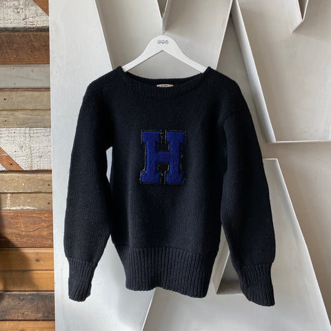 50's Big H Collegiate Sweater - Large