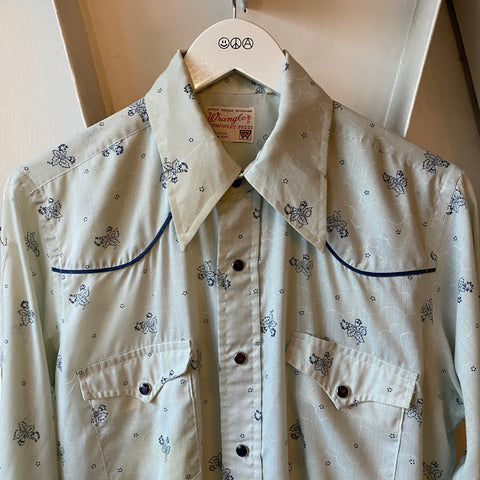 70’s Wrangler Snapper Shirt - Medium