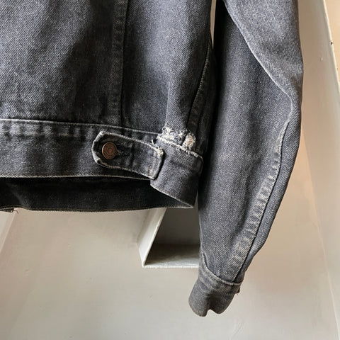 80’s Levi’s Faded Black Trucker Jacket - Medium