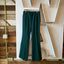 70's Green Flared Pants - 28" x 34"