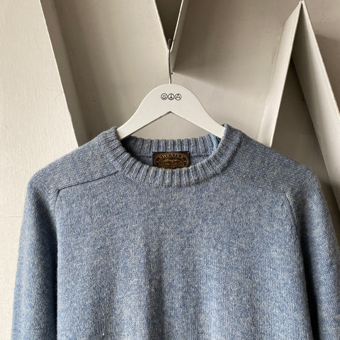 70's Blue Sweater - Large