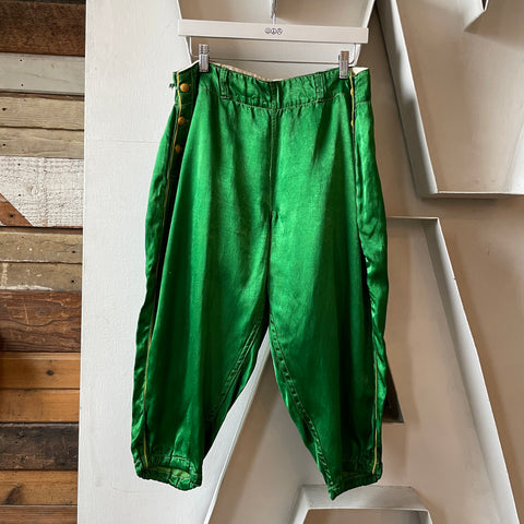 30’s Spalding Satin Trousers - 31” x 19.5”