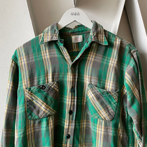 60’s Thrashed Sears Flannel - Small
