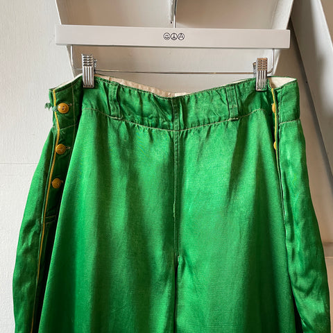 30’s Spalding Satin Trousers - 31” x 19.5”