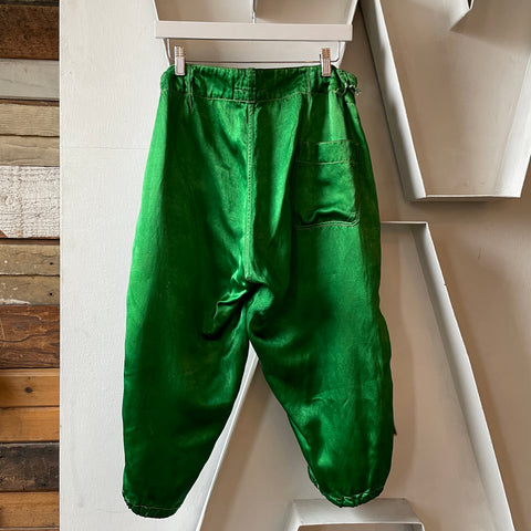 30’s Spalding Satin Trousers - 31” x 19.5”