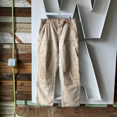 Faded Carhartt Dungarees - 36” x 32”