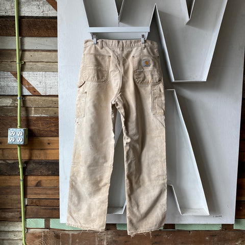 Faded Carhartt Dungarees - 36” x 32”