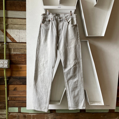 90’s Grey Levi’s 501 - 31” x 32”