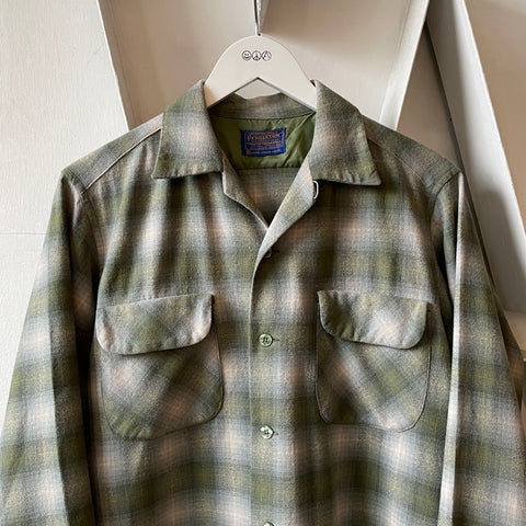 70’s Pendleton Wool Loop Collar - Medium