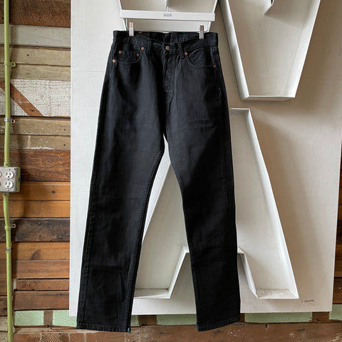 90’s Black Levi’s 517 - 32” x 33”