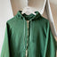 70’s Faded Green Zip Hoodie - Large